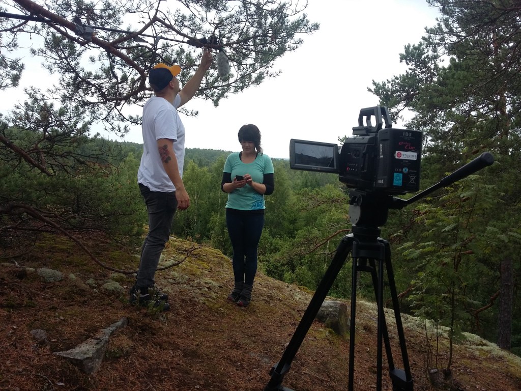 Partioaitan mainoskuvauksissa